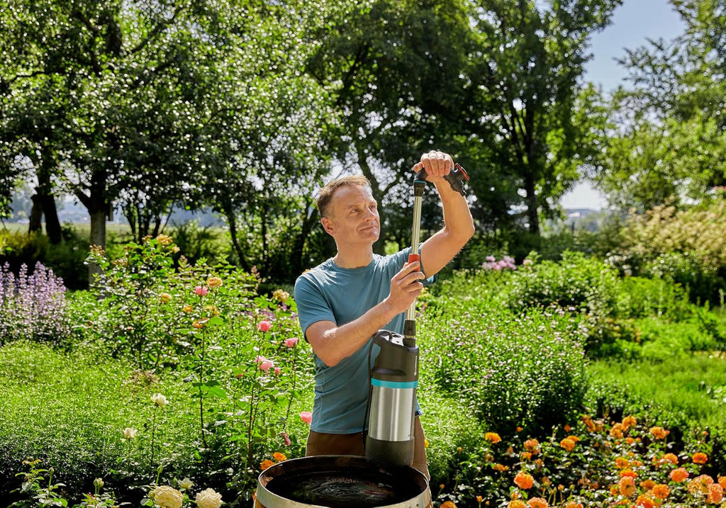 Prelungitor telescopic Gardena pentru țeavă: Țeavă prelungitoare pentru pompe de butoaie pentru apă de ploaie, 21 cm, ideală pentru rezervoare de apă mai lungi, filet 33,3 mm (G1 inch) / 33,3 mm (G1 inch) (1420-20)