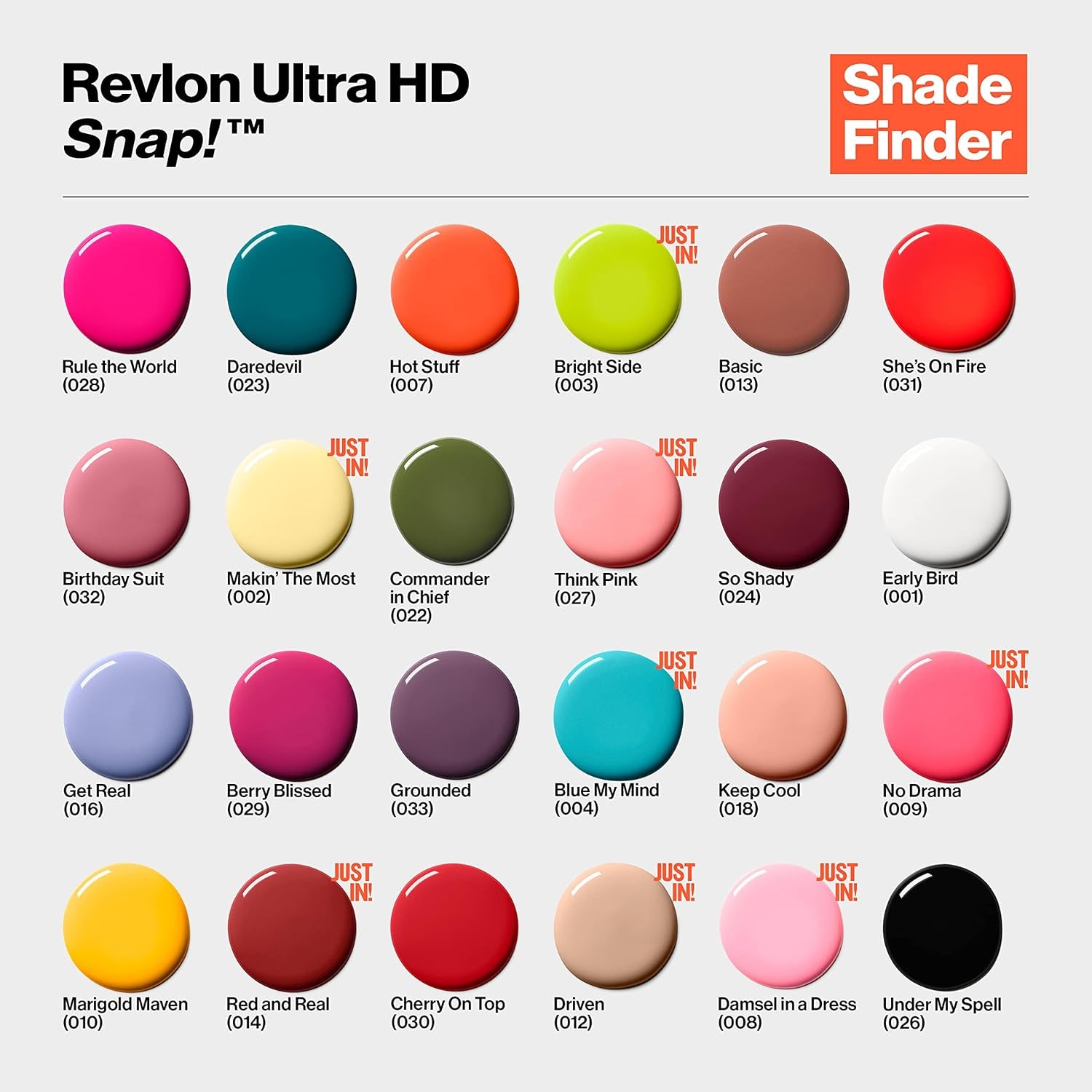 Revlon Ultra HD Snap Smalto per unghie, Formula vegana a lunga durata, Asciugatura rapida e Copertura totale in un unico strato, Colore (8 ml), Rosso e Nero (014), Unisex