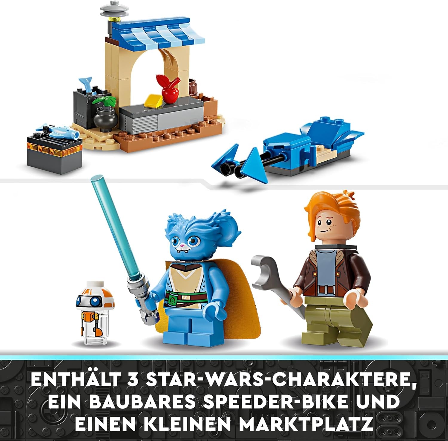 LEGO Star Wars: Le avventure del giovane Jedi Falco di fuoco cremisi, set iniziale per bambini con astronave costruibile, speeder bike e 3 personaggi, regalo per ragazzi e ragazze di 4 anni 75384 Set da costruzione Acquista dal negozio LEGO