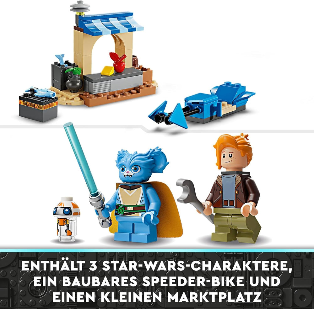 LEGO Star Wars: Le avventure del giovane Jedi Falco di fuoco cremisi, set iniziale per bambini con astronave costruibile, speeder bike e 3 personaggi, regalo per ragazzi e ragazze di 4 anni 75384 Set da costruzione Acquista dal negozio LEGO