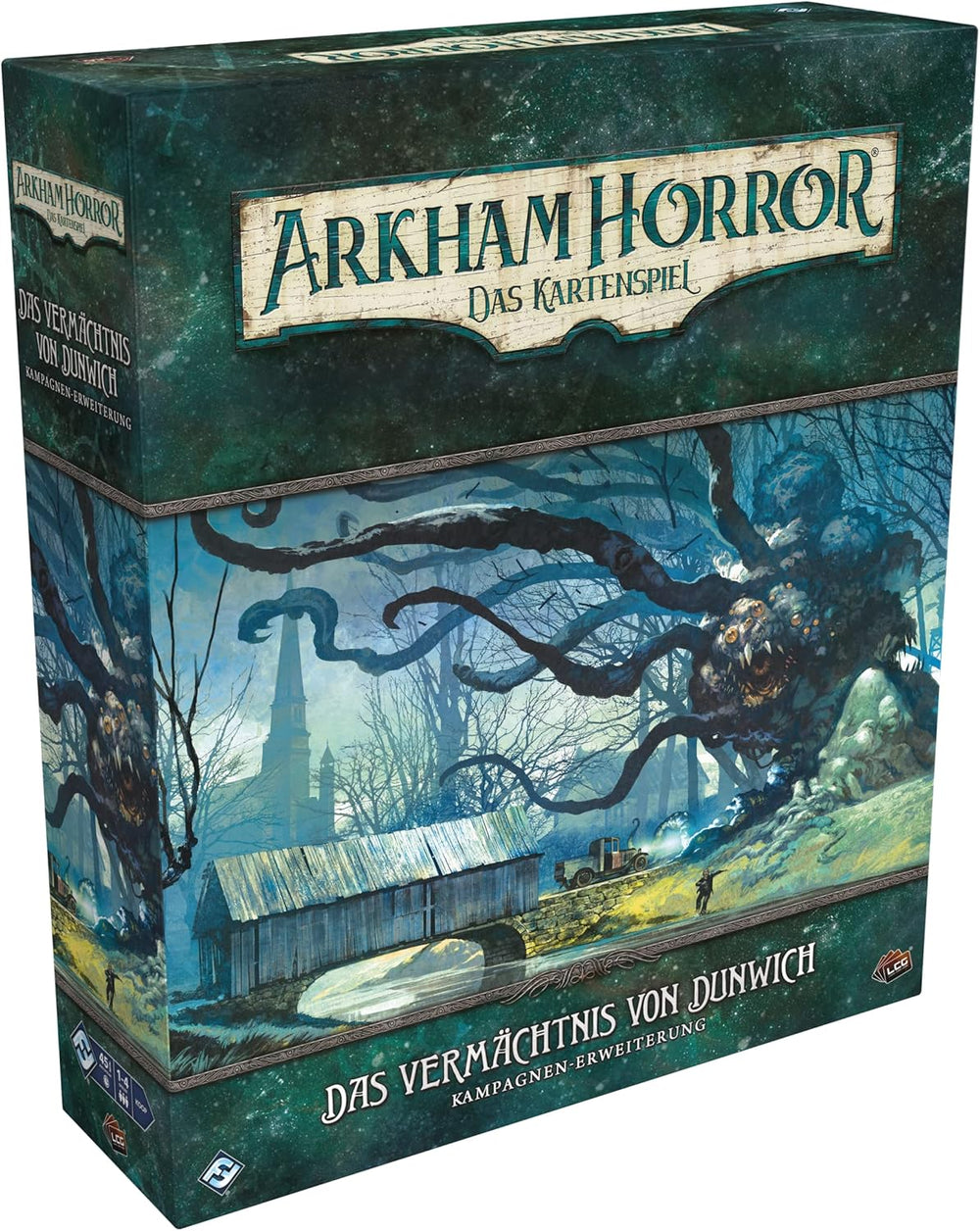 Fantasy Flight Games, Arkham Horror: LCG, Gioco base, Gioco per esperti, Gioco di carte, 1-4 giocatori, Età 14+, 45+ minuti, Tedesco, Multicolor, Colorato
