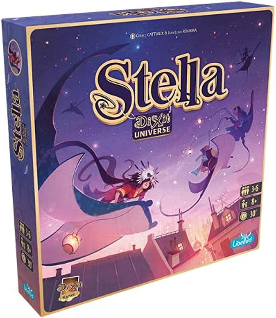 Asmodee, Dixit, Versione tedesca, Gioco base, Un'immagine vale più di mille parole, Gioco creativo per famiglie per 3-8 giocatori dagli 8 anni in su, Gioco dell'anno 2010 con 30 minuti di riproduzione