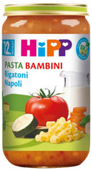 Hipp Bio Menus da 12. Luna Pasta Bambini, Rigatoni Napoli, 250G, confezione da 6 (6X250G) Madre e bambino Naty Shop Titolo predefinito