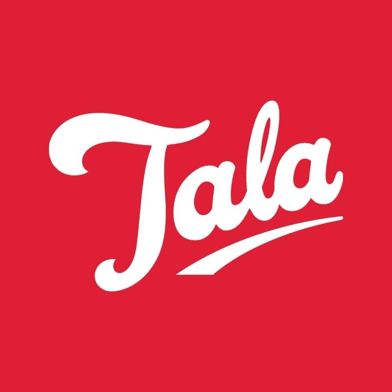 Tala Teigroller aus Buchenholz – Drehbares Nudelholz mit Griffen, glatte Oberfläche, durevole e leggero per la pulizia – Perfetto per Teig, Gebäck, Brot & Pizza – FSC-zertifiziertes Holz