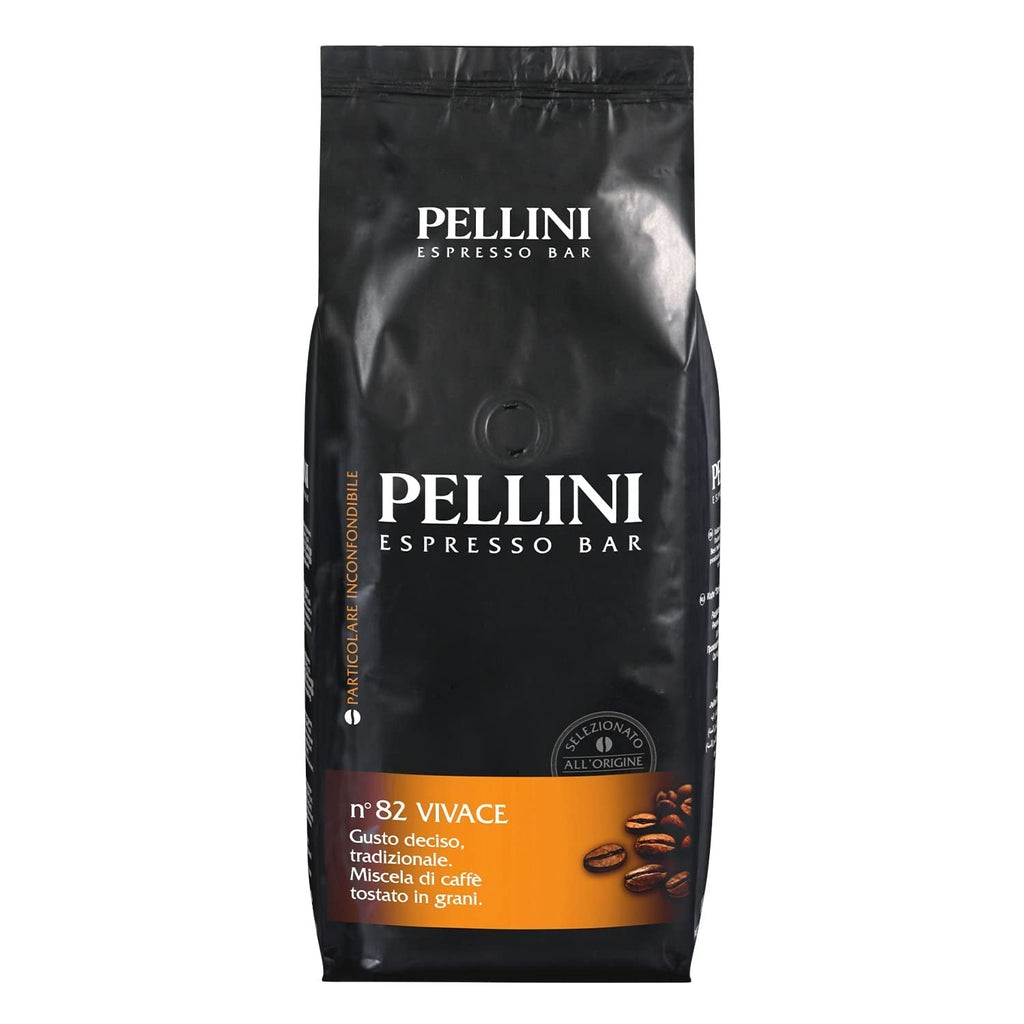 Pellini N.9 Cremoso, boabe de cafea pentru espresso 1Kg, amestec de Arabica și Robusta Cafea Naty Shop N. 82 Vivace
