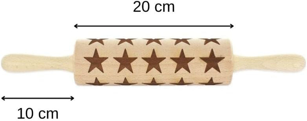 Fackelmann 3154250 Teigrolle con Sternenabdruck, 40 cm