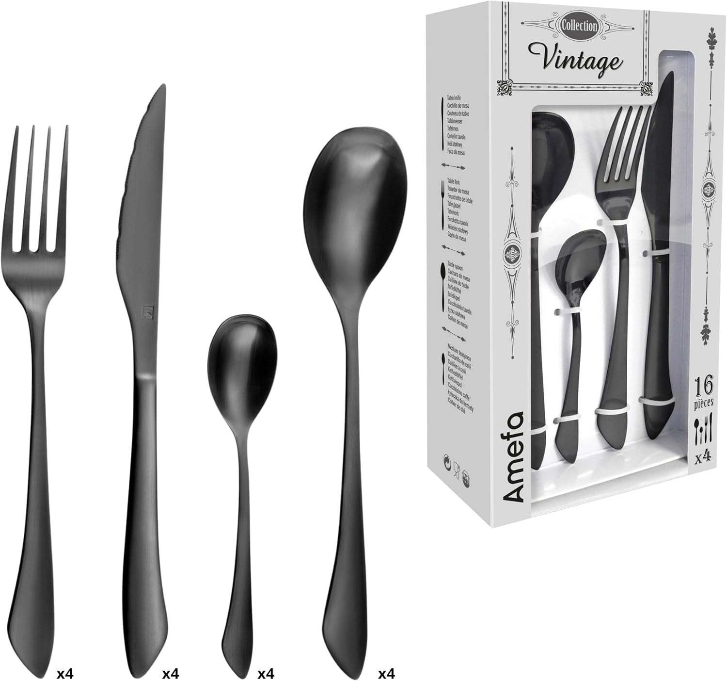 Set di posate in acciaio inox 18/0 Amefa INSTINCT Naty Shop