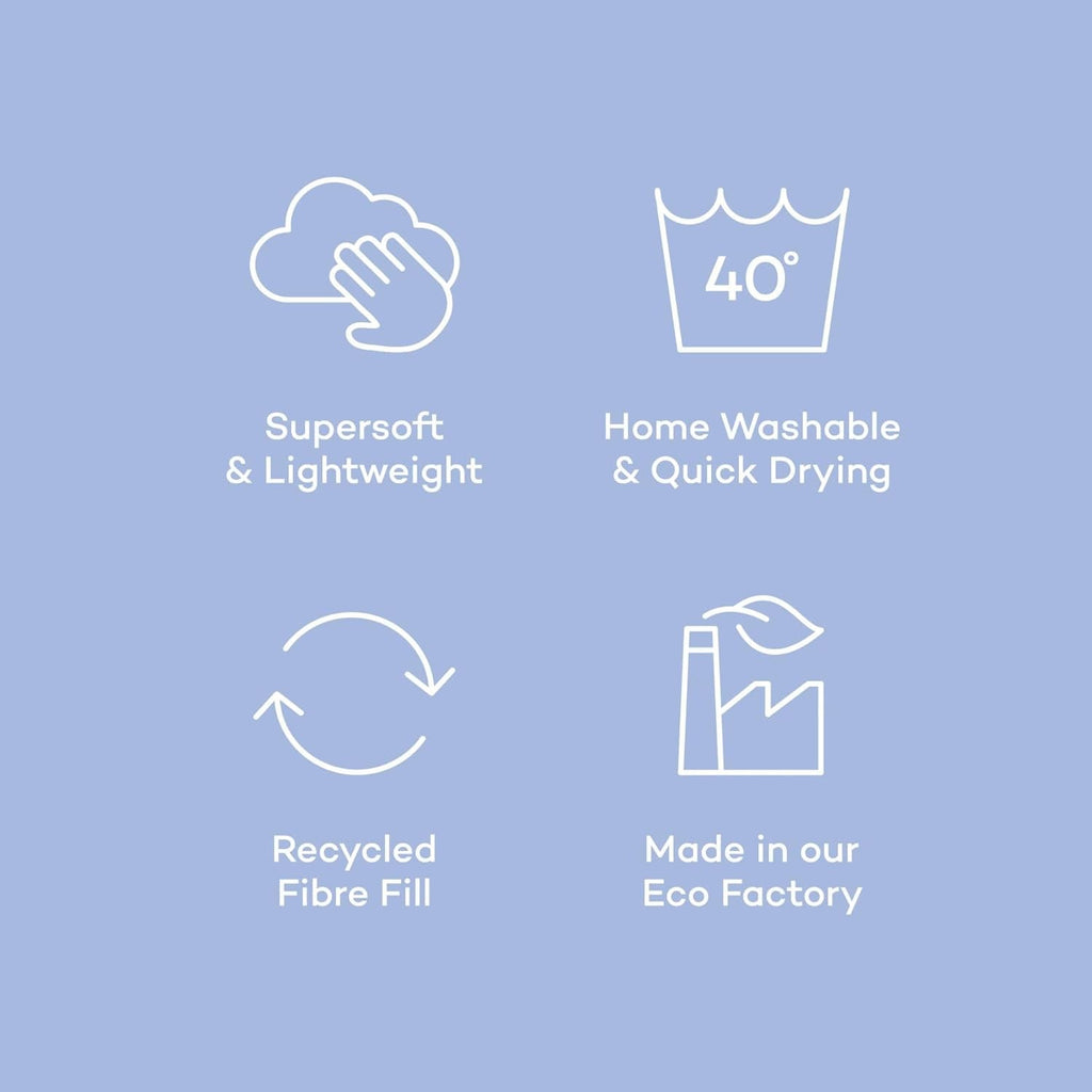 Night Lark Coverless Duvet Super King 6 Tog Spring Summer - Abstract Waves. Cuvertură super moale, confortabilă și ușoară. Se spală la mașină și se usucă rapid, toate într-un set de fețe de pernă reversibile Plapumi si pilote Naty Shop