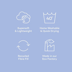 Night Lark Coverless Duvet Super King 6 Tog Spring Summer - Abstract Waves. Cuvertură super moale, confortabilă și ușoară. Se spală la mașină și se usucă rapid, toate într-un set de fețe de pernă reversibile Plapumi si pilote Naty Shop