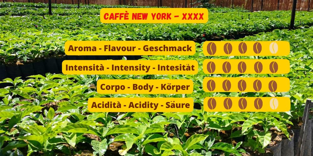 Caffè New York - XXXX - Cafea boabe întregi - 500g