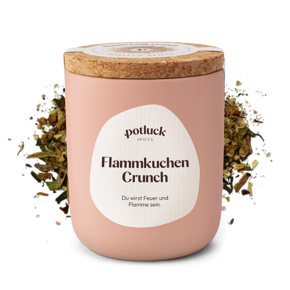 Potluck | Spezie Stullen | Gewürzzubereitung im Keramiktopf | 60 g| Vegano, senza glutine e con ingredienti naturali