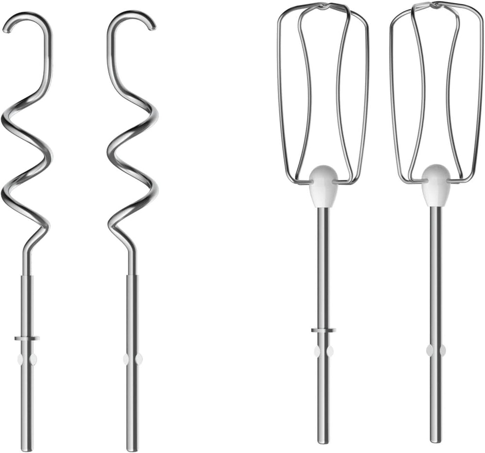 Tefal HT650E Power Mix Silence Miscelatore manuale | 600 Watt | Regolatore di velocità variabile | Funzione Turbo e Auswurf | Motore per il tempo libero estremo | incl. 2 Rührbesen Und 2 Knethaken | Negozio Naty della cucina del grano