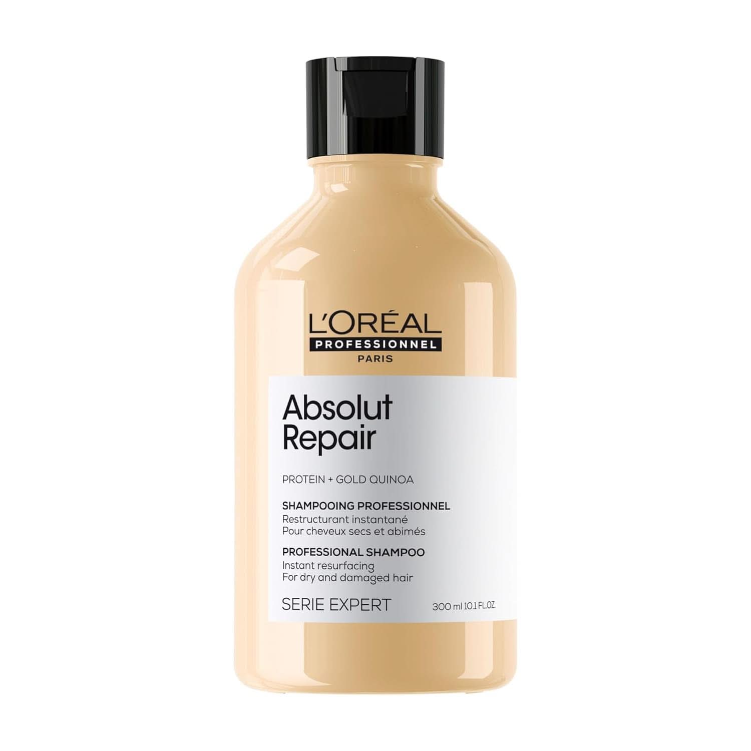 L'OréAl Professionnel Serie Expert Absolut Repair Gold, Shampoo alla quinoa + Bagno e doccia proteico Naty Shop 300 ml