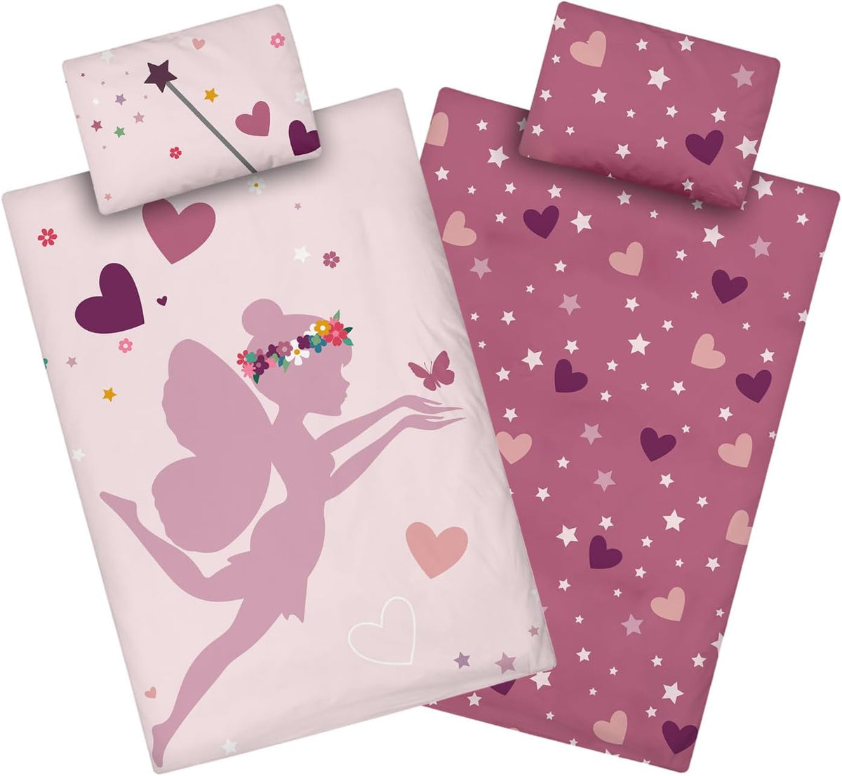 Aminata Biancheria da letto per bambini, fate e folletti, 100 X 135 cm Biancheria da letto - bambini Naty Shop Default Title