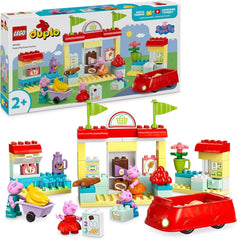 LEGO DUPLO 10434 Il supermercato di Peppa: giocattolo educativo creativo e set da gioco, regalo per ragazzi e ragazze dai 2 anni, incoraggia la destrezza Set da costruzione Besuche den LEGO-Store Titolo predefinito