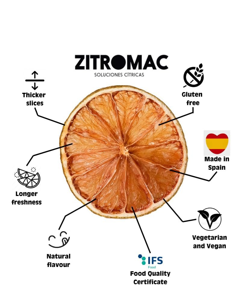 200gr Lime uscate pentru cocktail|fructe uscate pentru cocktailuri fără zahăr, decorare, coacere, Crăciun, băuturi, ceai|100% natural Felii de lime uscate pentru gin, cocktail seara Produse deshidratate Naty Shop