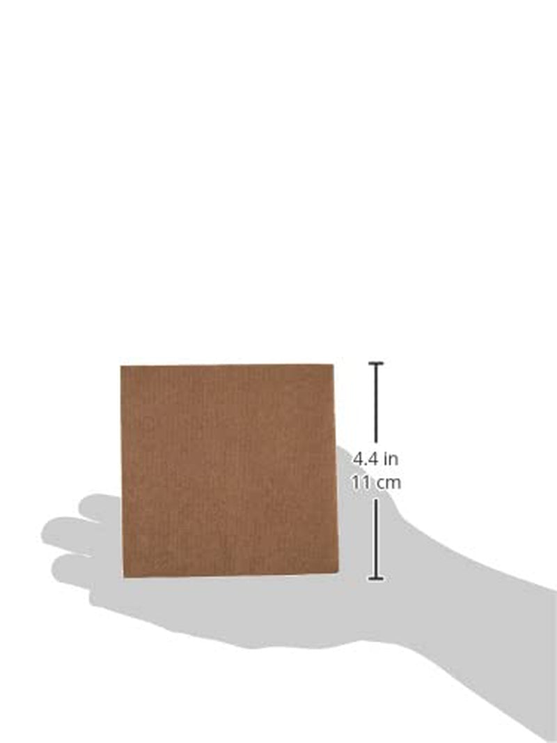 Șervețel Coktail 20 X 20, 2 straturi, 1/4 fold, 100 șervețele, punta-punta, ciocolată