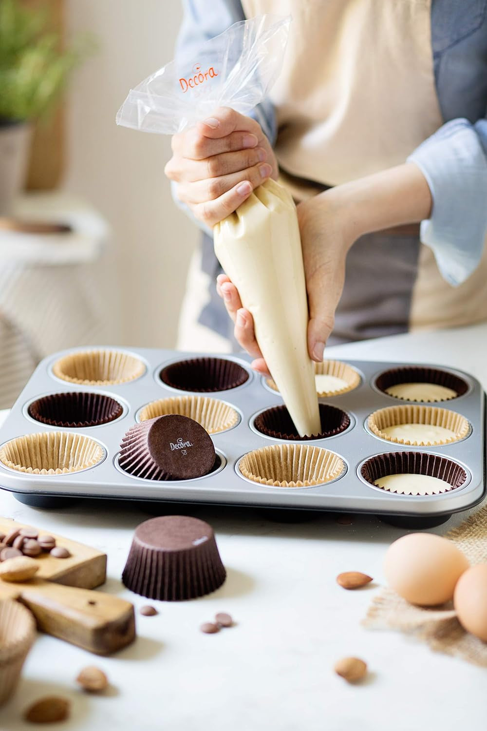 0062750 teglia per 12 muffin Stampi e teglie per cuocere Naty Shop