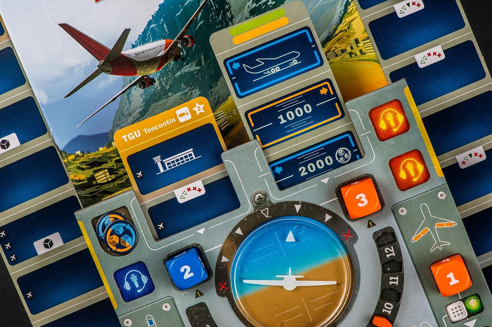 Kosmos 684044 Sky Team - Gata de aterizare? Jocul anului 2024, joc cooperativ pentru 2 jucători cu vârsta de 10 ani și peste, joc de strategie, joc de societate, joc de petrecere