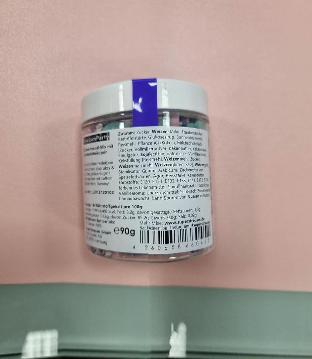 Super Streusel, Unicorn Party, 90 grame Naty Shop