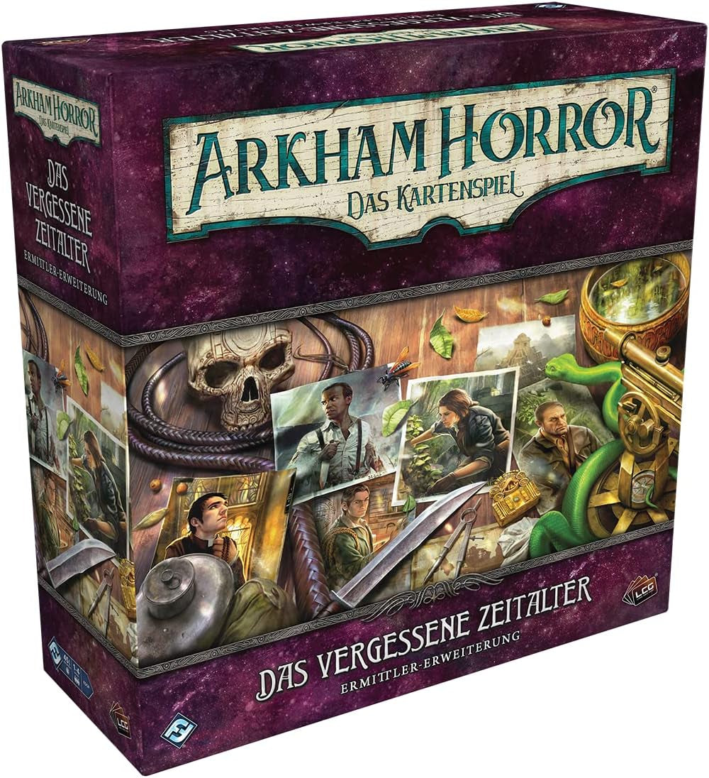 Fantasy Flight Games, Arkham Horror: LCG, Gioco base, Gioco per esperti, Gioco di carte, 1-4 giocatori, Età 14+, 45+ minuti, Tedesco, Multicolor, Colorato