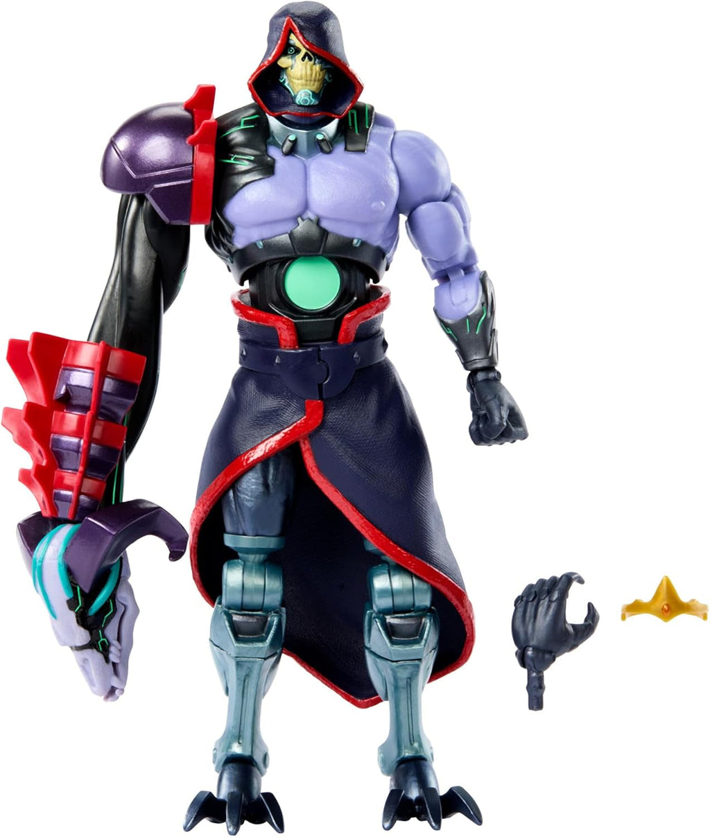 Masters of the Universe: Revolution Masterverse Skeletor Action Figure, figurină de colecție cu 30 de puncte de mișcare și braț robotic mobil, Motu Toy, HYC46 Action figures Naty Shop Titlu implicit