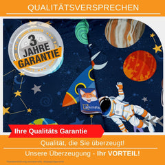 Aminata Kids Biancheria da letto per bambini, spazio esterno, biancheria da letto in cotone - bambini Naty Shop