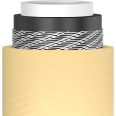 Furtun de grădină Cellfast GROW, durabil, flexibil, cu 4 straturi, tricotat ATS durabil, rezistent la UV și alge, fără metale grele, 27 bar, -20/+60°C, închidere de 1/2", 15m