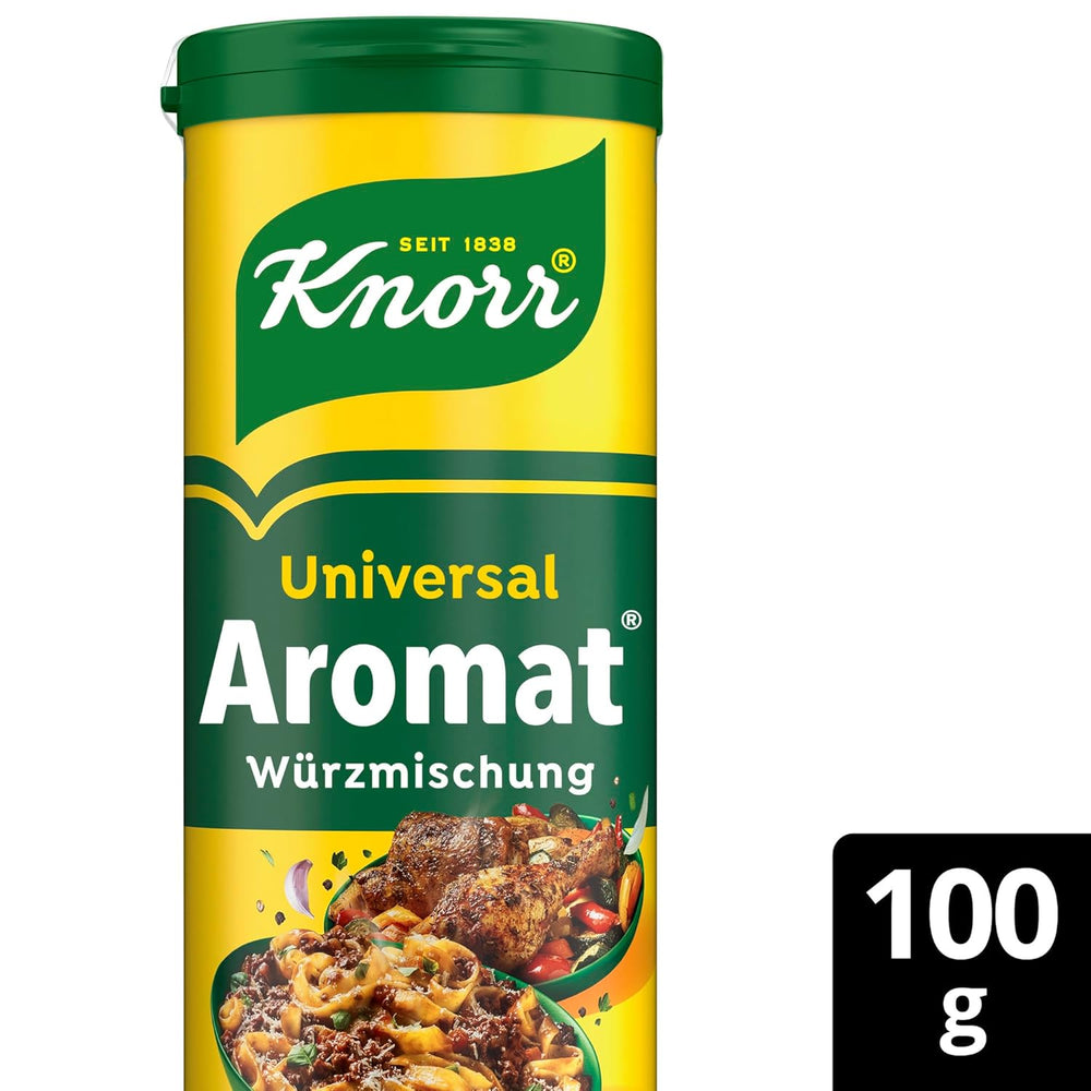 Knorr Würzmischung Universal Aromat für schnelle Gerichte zum Condimento e condimento di carne, verdure, salse e altro 100 g