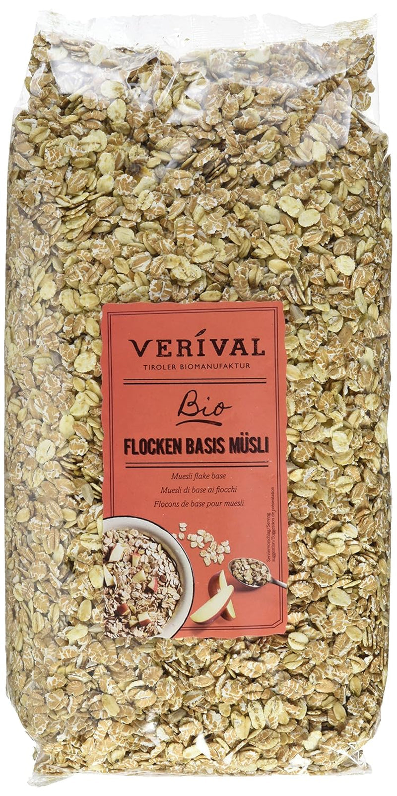 Verival Flocken Basis Müsli - Bio, Confezione da 6 Er (6 X 1 Kg) Cereali Naty Shop Titolo predefinito
