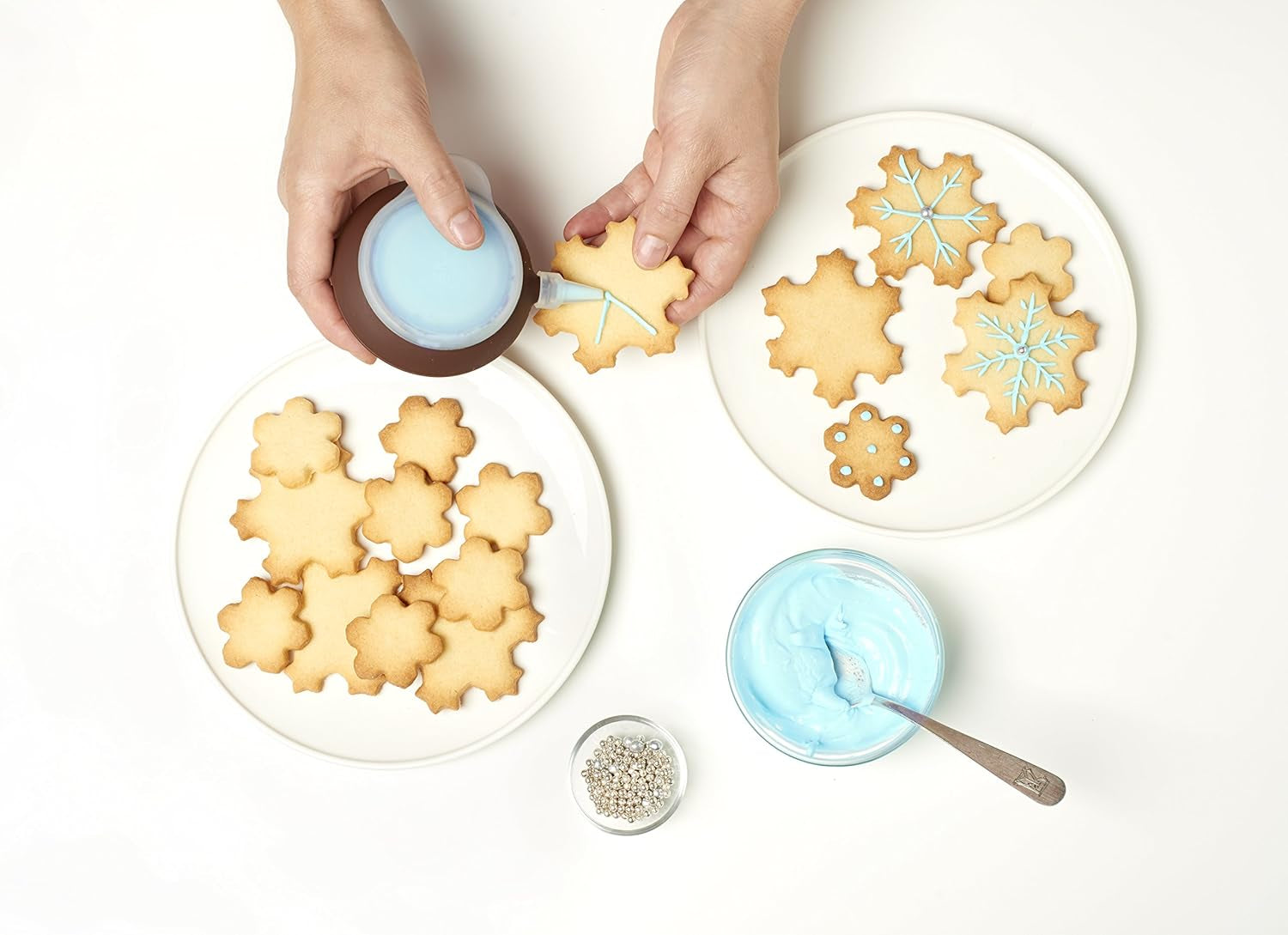 Formă de biscuiți Lékué, albastră, 24,3 cm, colorată