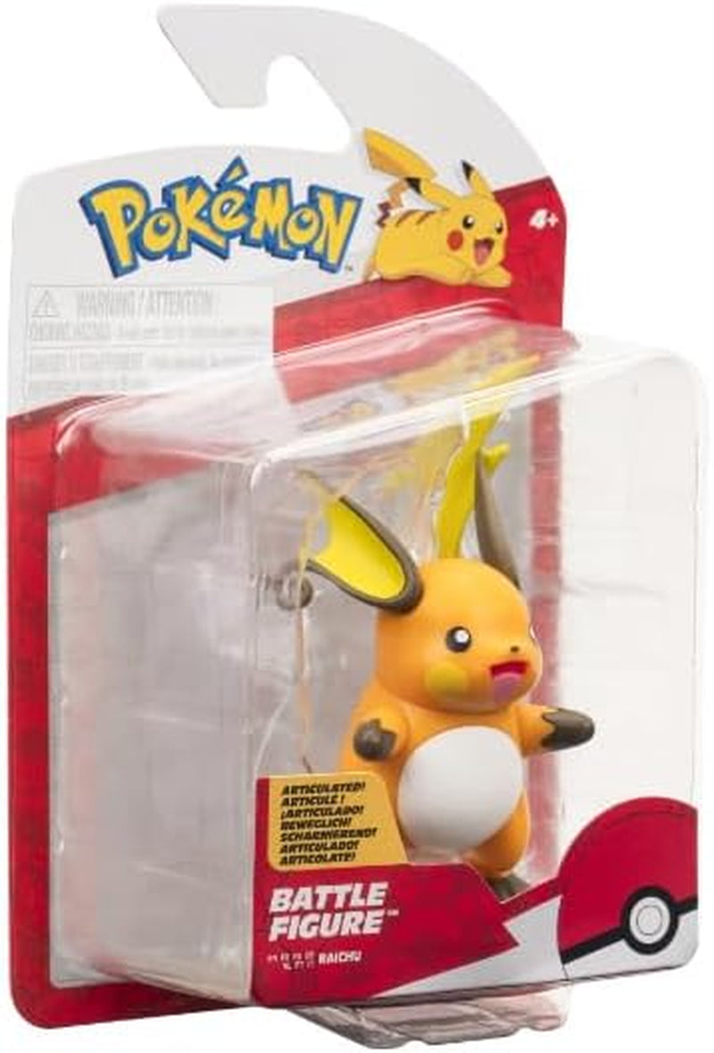 Pokémon Battle Figure Pack - 5Cm Figure Raichu Yellow/Orange - Pokemon Playset oficial pentru copii 4+ ani Action figures Naty Shop
