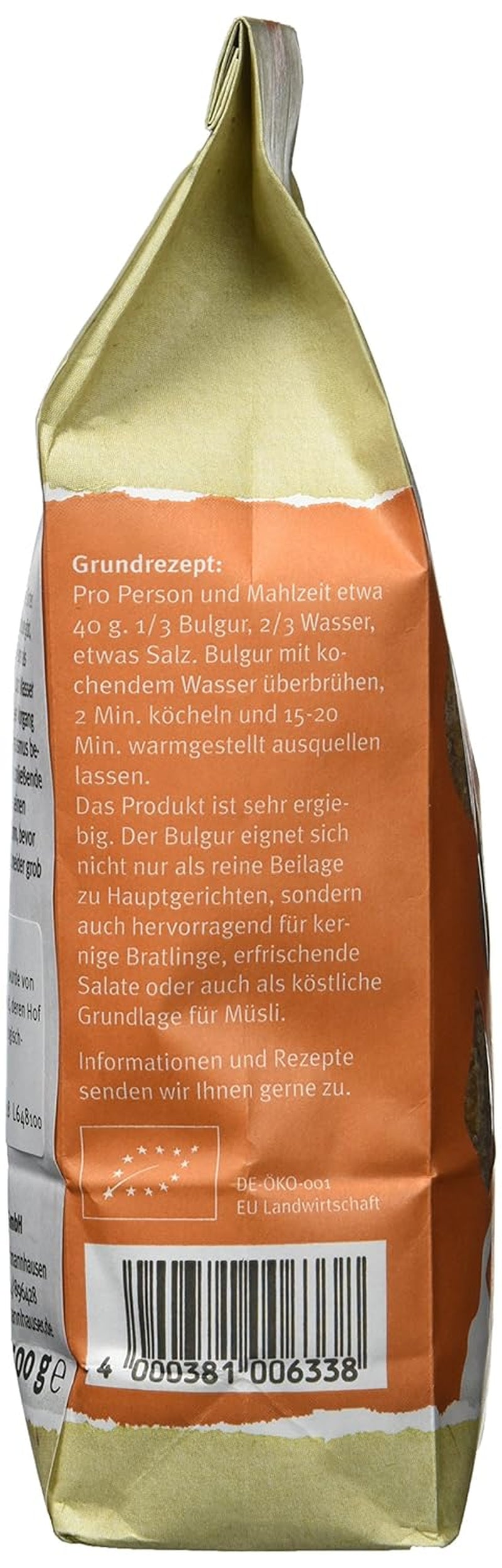 Confezione da 6 bulgur di grano saraceno biologico (6 x 500 g)