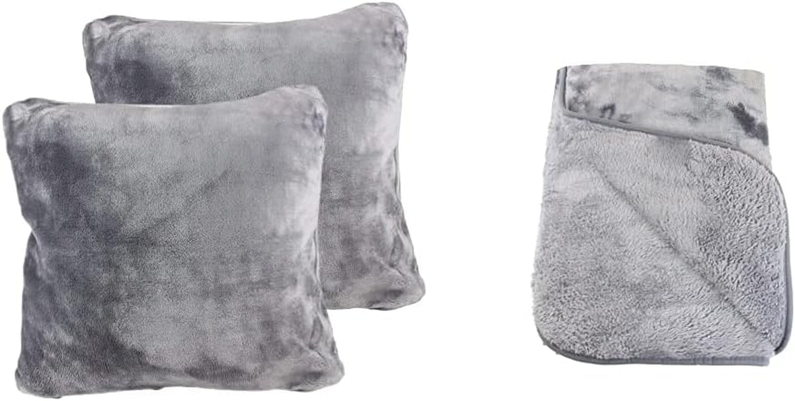 Amago - Comoda coperta effetto cashmere, 220 X 240 cm - Antracite Letti e coperte Amago Antracite Comoda coperta + federa 220 X 240 cm