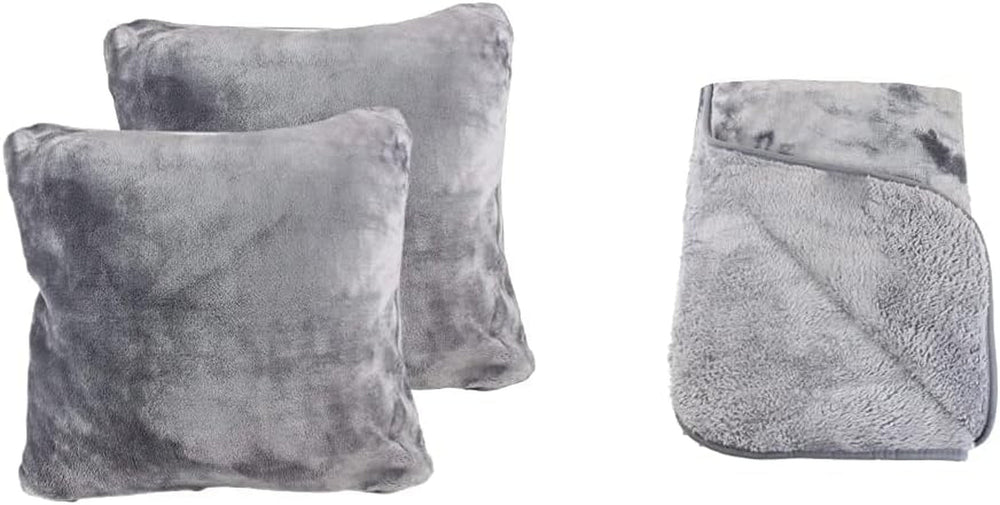 Amago - Comoda coperta effetto cashmere, 220 X 240 cm - Antracite Letti e coperte Amago Antracite Comoda coperta + federa 220 X 240 cm