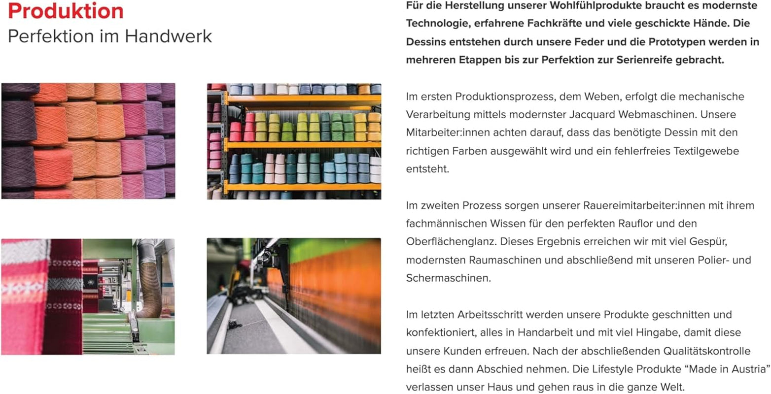 David Fussenegger Coperta in cotone 150X200 cm Coperta con motivo a sfumature di colore Soffici letti e coperte David Fussenegger