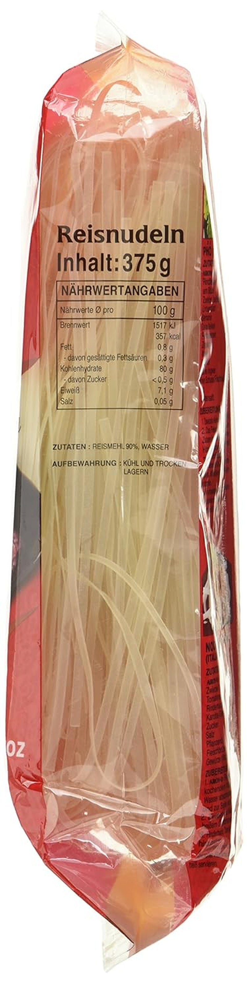 Aroy-D Spaghetti di Riso Senza Glutine Confezioni da 3 mm (1 Confezione x 375 g)