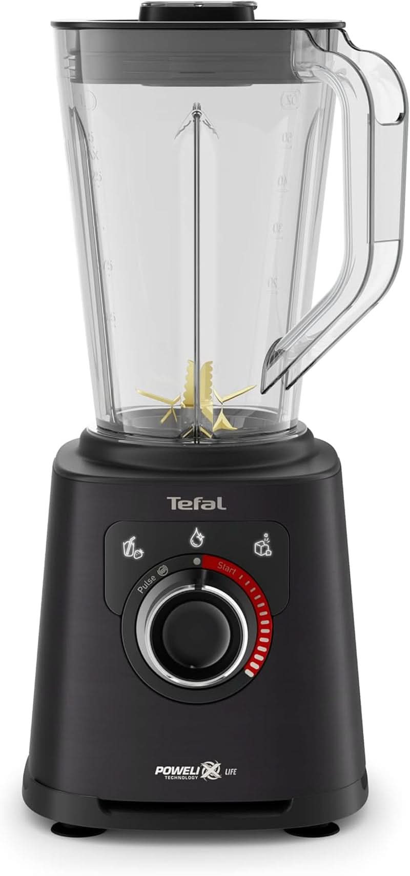 Tefal Perfectmix+ Robot da cucina, 3 programmi automatici, Powelix-Klingentechnologie, sistema di raffreddamento ad aria, capacità 2 L, Tritan-Behälter, Inkl. Spatel, Schwarz, BL88A831 Cucina Naty Shop
