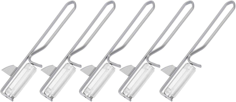 Westmark 106122E1 Pelapatate, lama in acciaio cromato, Pelapatate inossidabile Naty Shop Steel, 5 Stück