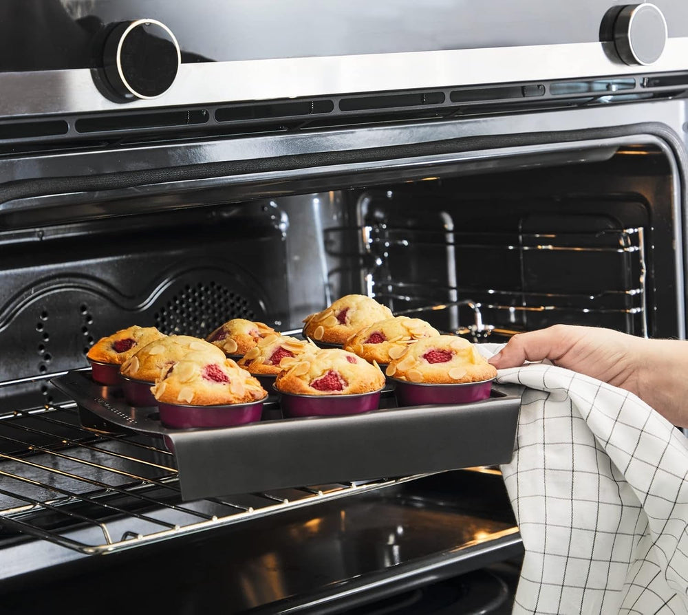 Tefal Creabake J3040104 Kuchenform, 9 Mulden, Antihaftbeschichtung, Austauschbar, Perfektes Backen, Kreative Und Leckere Rezepte, Nicht Compaible Mit Cake Factory, Creabake Stampi e teglie Naty Shop