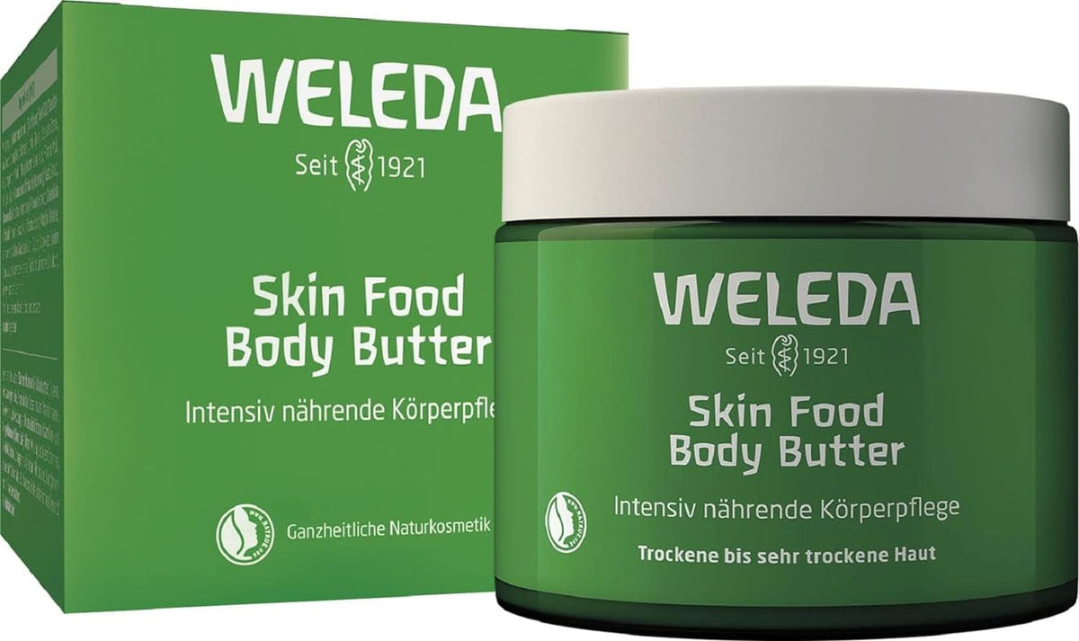 WELEDA Organic Skin Food Body Butter, Crema corpo unisex per la cura della pelle secca e ruvida, 150 ml Doccia e bagno Naty Shop