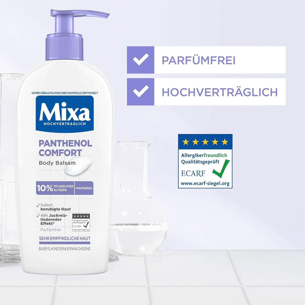 Loțiune de corp Mixa Panthenol, balsam pentru ameliorarea mâncărimilor și calmant, 250 ml Cosmetice si Infrumusetare Naty Shop