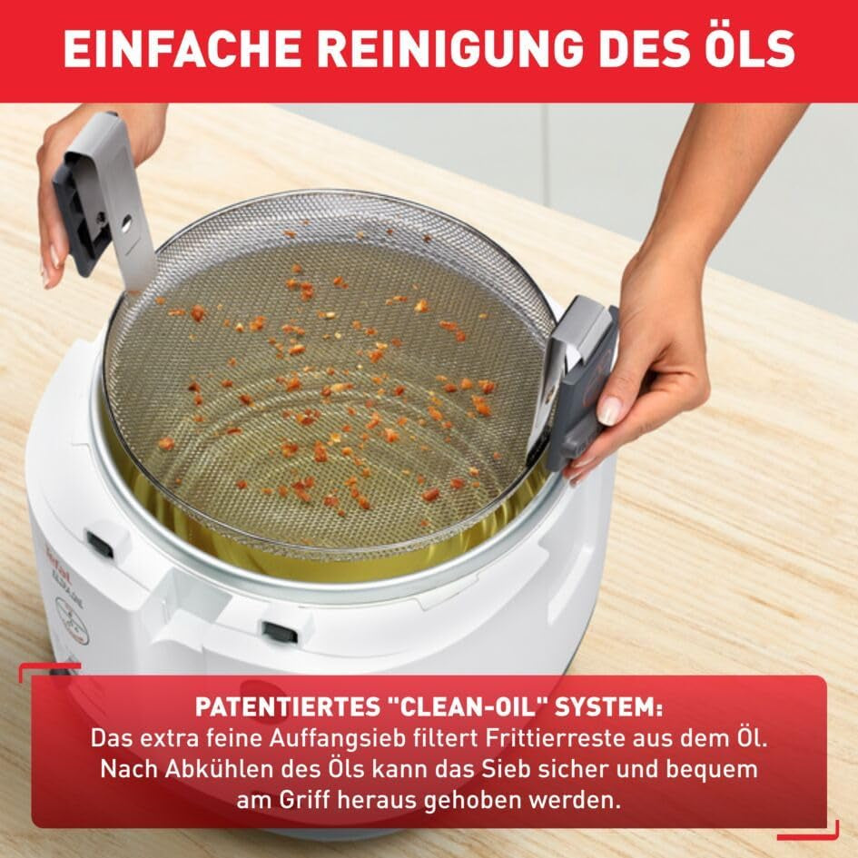 Friggitrice Tefal FF1631 Filtra One, 1.900 W, Capacità 1,2 kg Elettrodomestici Naty Shop