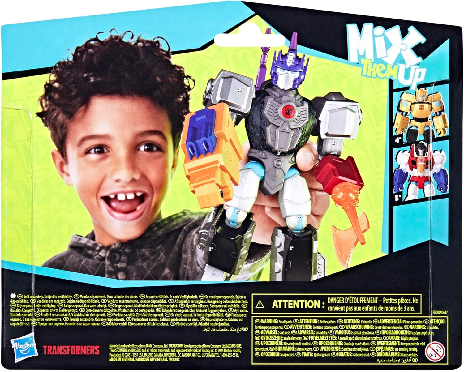 Transformers Mixmashers Optimus Prime Action Figure Deluxe personalizzabili e accessori Action figure Naty Shop
