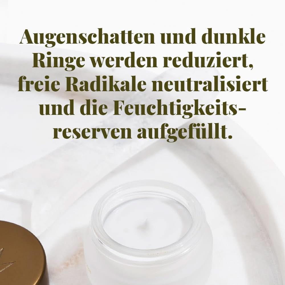 Nordic Cosmetics, Crema occhi vegana contro rughe e occhiaie con acido ialuronico, 10ml Cosmetici e Beauty Naty Shop