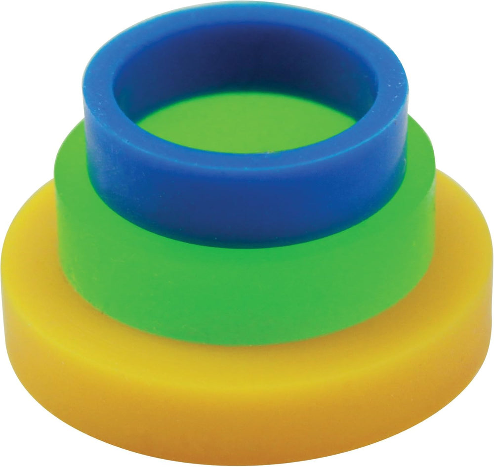 Führungsringe für kleinen Ausrollstab, Kunststoff, multicolore, 14 x 9 x 2.05 cm, 8-Einheiten