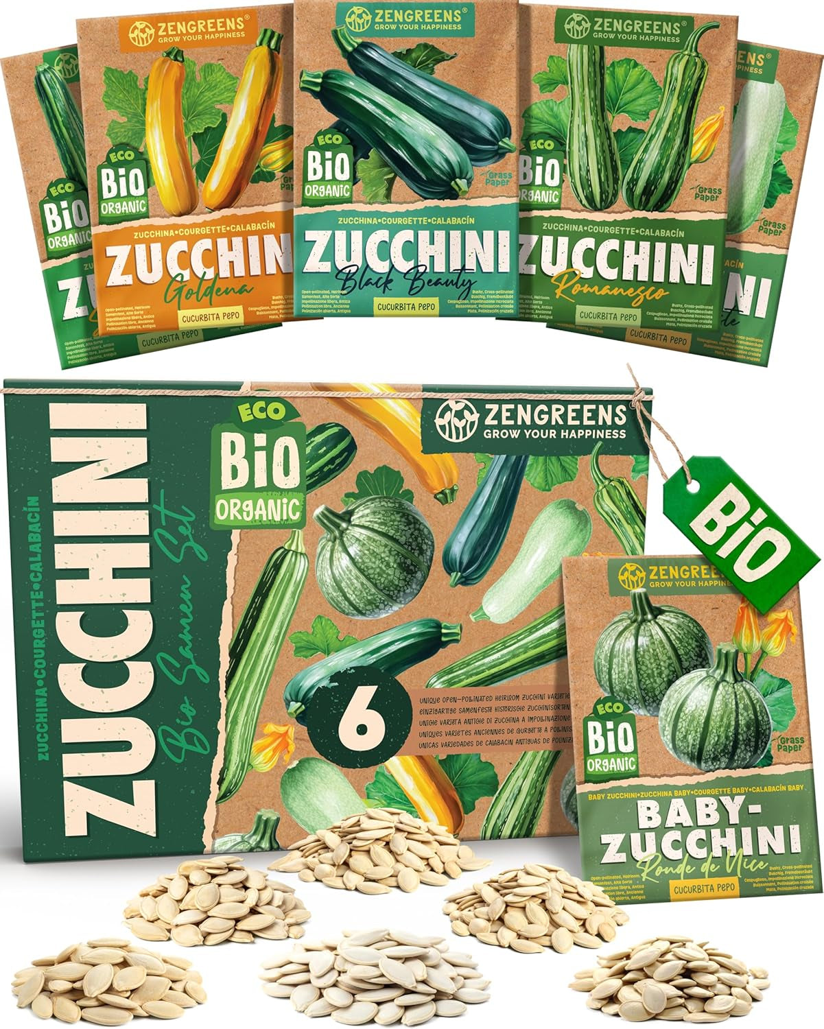 Semi di pomodoro biologico in set da 10 - 10 semi di pomodoro per una facile coltivazione in giardino, balcone o aiuola rialzata - Semi di piante - Piantine