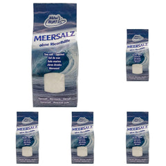 Meersalz Fein 1kg | Naturbelassen, unraffiniert und ohne Zusätze | Unbehandeltes feines Meersalz