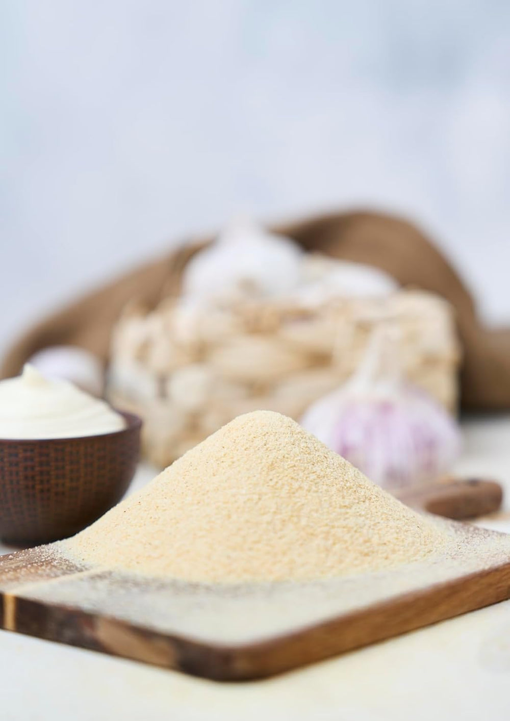 Fuchs Gewürze - Aglio granulato - würzig-zwiebliger Geschmack für Tzatziki, Knoblauchbutter oder Gemüsegerichte - ingredienti naturali - 85 g in wiederverwendbarer, recyclebarer Dose