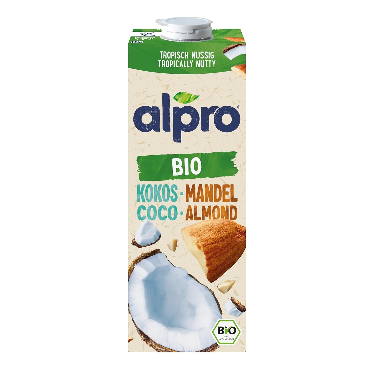 Alpro Bio Kokos-Mandeldrink – 8 x 1 l